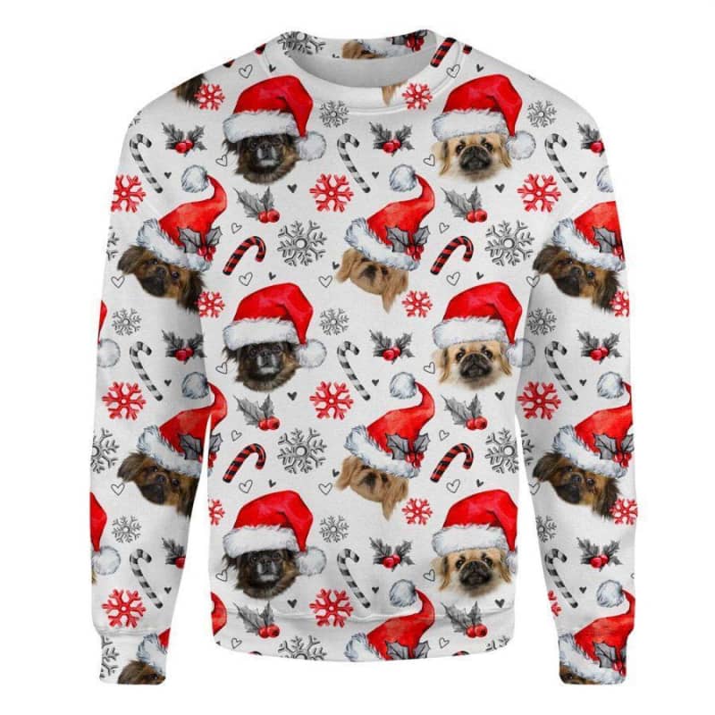 Tibetan Spaniel - Xmas Decor - Premium Sweatshirt