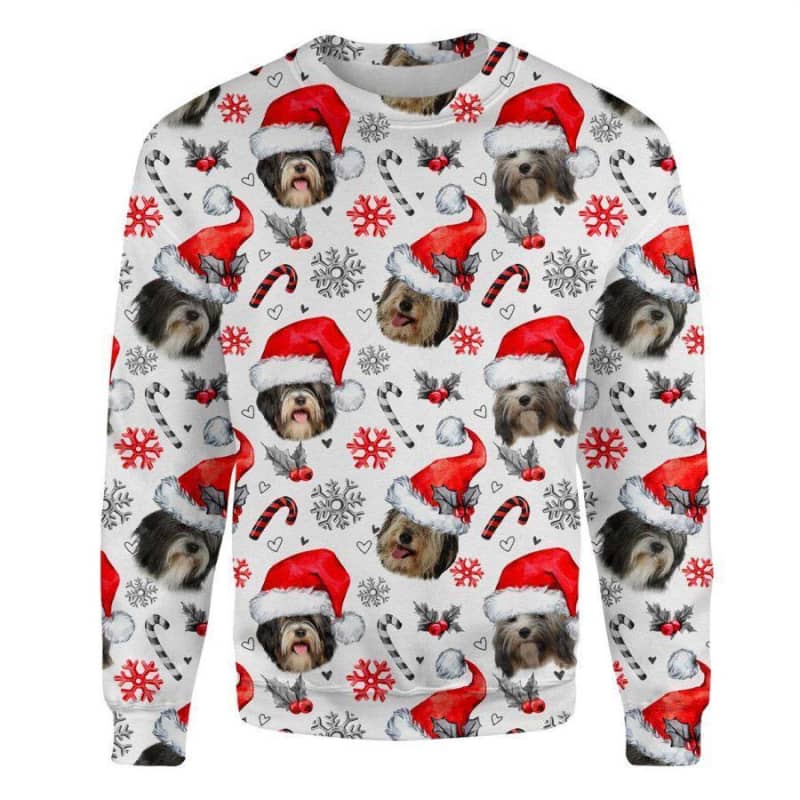 Tibetan Terrier - Xmas Decor - Premium Sweatshirt