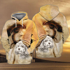 Toy Poodle With God Unisex Hoodie