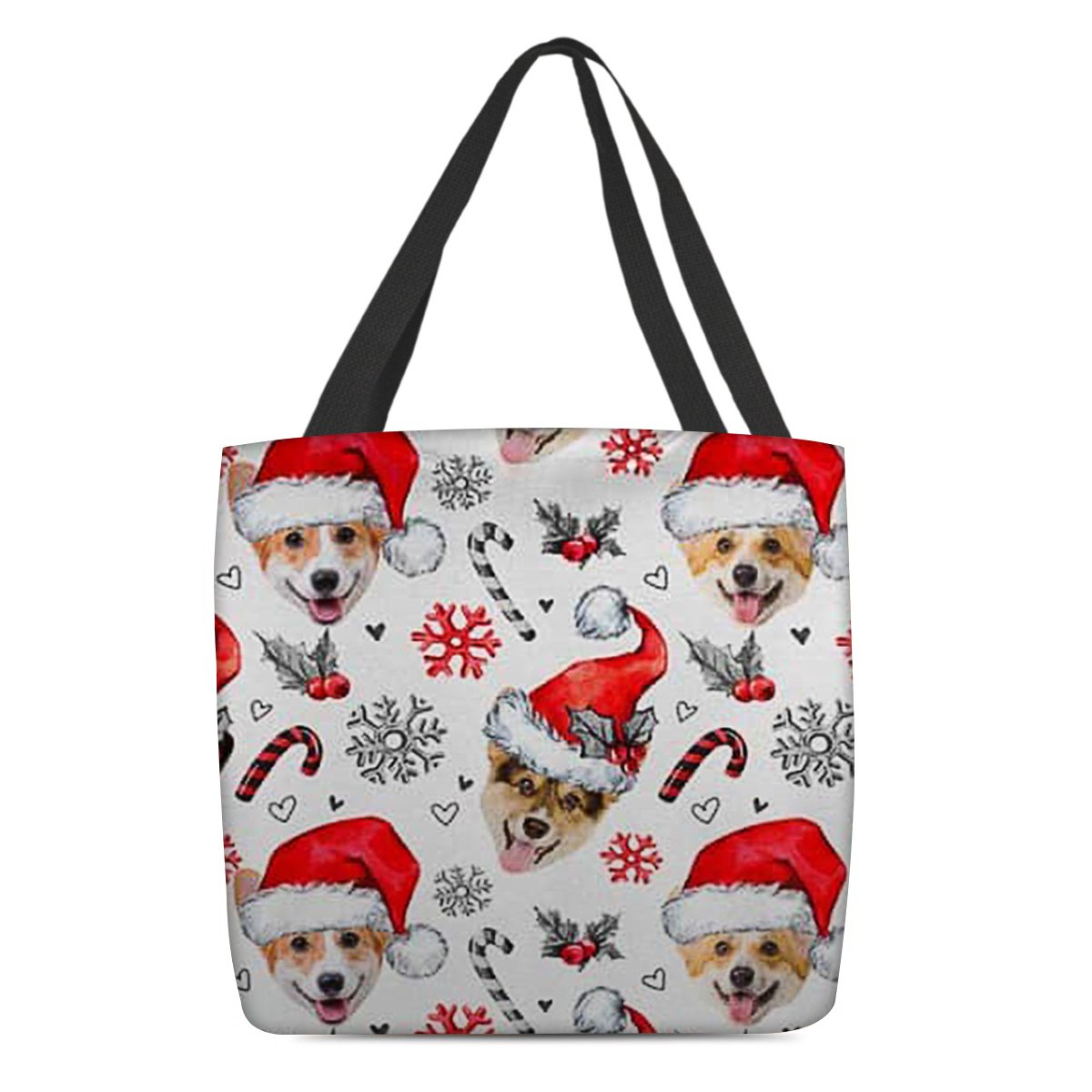 Welsh Corgi Merry Christmas Tote Bag