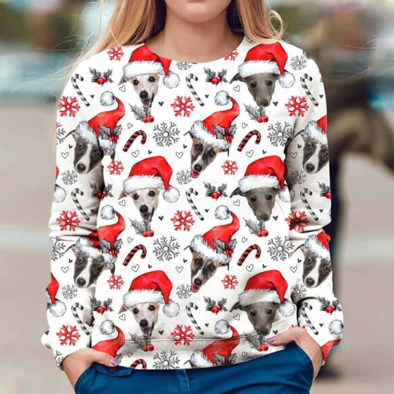 Whippet - Xmas Decor - Premium Sweatshirt