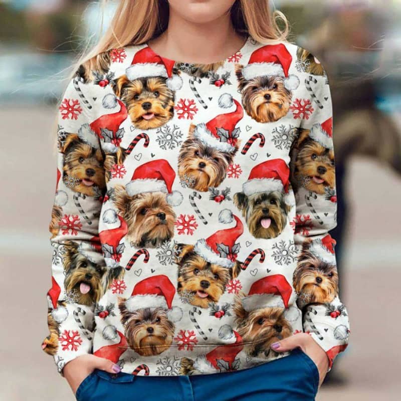 Yorkshire Terrier - Xmas Decor - Premium Sweatshirt